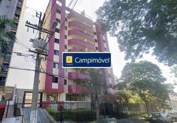 Apartamento para venda em campinas, bosque, 3 dormitórios, 1 suíte, 3 banheiros, 2 vagas