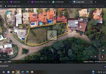 Terreno para venda em campinas, bairro das palmeiras