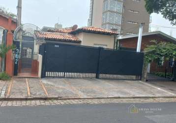 Casa comercial com 3 salas à venda na rua santo antônio, --, cambuí, campinas, 183 m2 por r$ 2.800.000