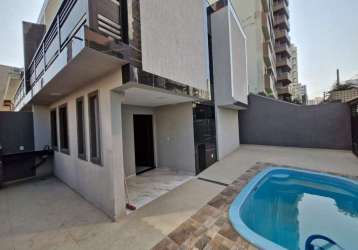 Sobrado com 3 dormitórios à venda, 86 m² por r$ 790.000,00 - tupi - praia grande/sp