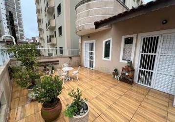 Casa com 3 dormitórios à venda, 125 m² por r$ 620.000 - vila caiçara - praia grande/sp