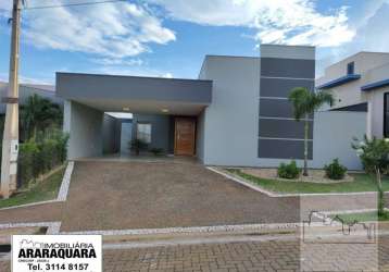 Casa a venda locação com 3 suítes - condominio buona vita - araraquara/sp