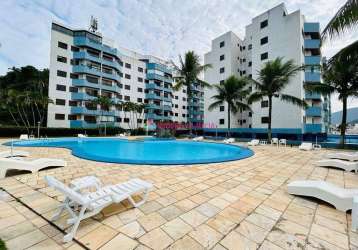 Apartamento frente mar com 3 dormitórios, na martim de sá em caraguatatuba/sp à venda