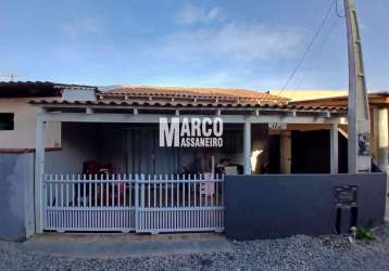 Casa para venda em balneário barra do sul, centro, 2 dormitórios, 1 banheiro, 1 vaga