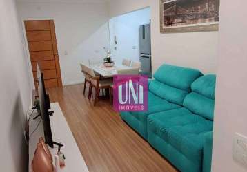 Apartamento com 2 dormitórios à venda, 67 m² por r$ 420.000 - parque das nações - santo andré/sp