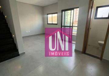 Cobertura com 3 dormitórios à venda, 160 m² por r$ 920.000 - campestre - santo andré/sp