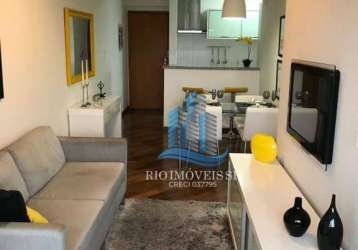 Apartamento com 2 dormitórios para alugar, 60 m² por r$ 3.054,00/mês - campestre - santo andré/sp