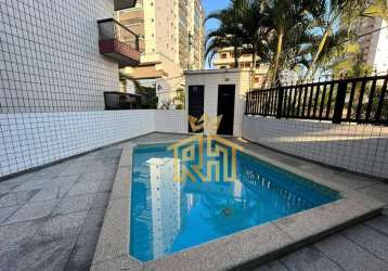 Apartamento garden com 1 dormitório à venda, 50 m² por r$ 245.000 -  guilhermina - praia grande/sp