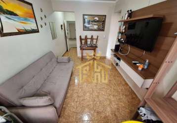 Apartamento com 1 quarto à venda, 46 m² por r$ 245.000 - vila guilhermina - praia grande/sp