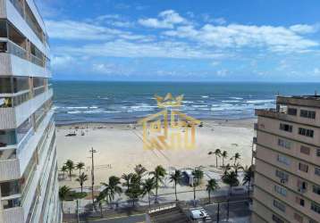 Apartamento mobiliado aviação - 3 dormitórios (01 suíte) - varanda gourmet vista mar - lazer completo - 02 vagas - praia grande