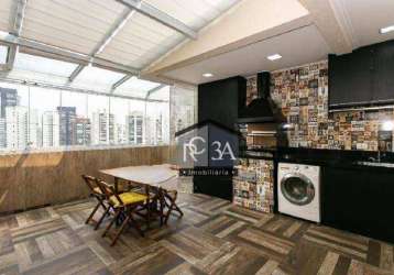 Cobertura duplex  com 2 dormitórios à venda, 104 m² - tatuapé - são paulo/sp