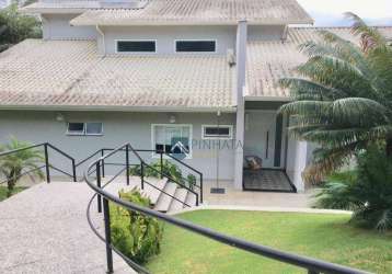 Casa com 4 dormitórios à venda, 753 m² por r$ 3.500.000,00 - condomínio estância marambaia - vinhedo/sp