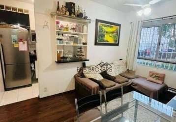 Apartamento com 2 dormitórios à venda, 45 m² por r$ 260.000,00 - ponte grande - guarulhos/sp