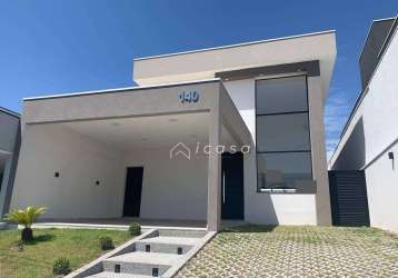 Sobrado com 3 dormitórios à venda, 193 m² por r$ 1.200.000,00 - condominio residencial malibu - caçapava/sp