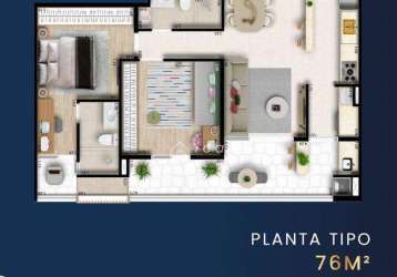 Apartamento com 2 dormitórios à venda, 76 m² por r$ 575.075,50 - esplanada independência - taubaté/sp