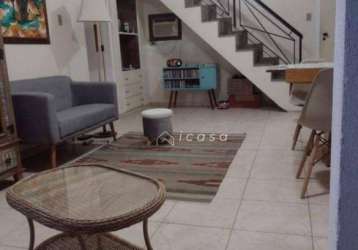 Cobertura com 3 dormitórios à venda, 140 m² por r$ 850.000,00 - itaguá	 - ubatuba/sp