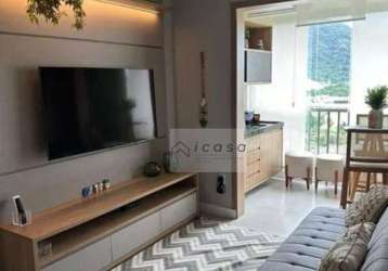 Apartamento com 2 dormitórios à venda, 51 m² por r$ 585.000,00 - martim de sá - caraguatatuba/sp