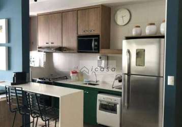 Apartamento com 2 dormitórios à venda, 75 m² por r$ 957.500,00 - toninhas - ubatuba/sp