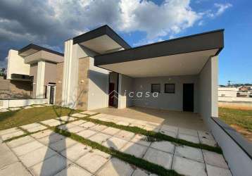 Casa com 3 dormitórios à venda, 150 m² por r$ 1.010.000,00 - condomínio terras do vale - caçapava/sp