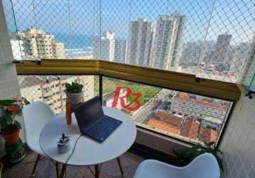 Apartamento duplex à venda, 200 m² por r$ 1.300.000,00 - aviação - praia grande/sp