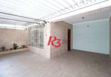 Casa à venda, 110 m² por r$ 930.000,00 - encruzilhada - santos/sp