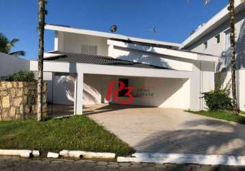 Casa com 4 dormitórios, 407 m² - venda por r$ 2.500.000,00 ou aluguel por r$ 10.000,01/mês - acapulco - guarujá/sp