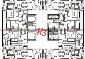 Apartamento com 2 dormitórios à venda, 65 m² por r$ 750.000,00 - ponta da praia - santos/sp