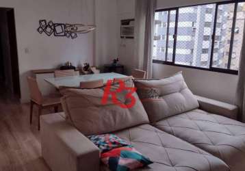 Apartamento à venda, 78 m² por r$ 490.000,00 - centro - são vicente/sp