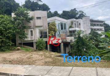 Terreno à venda, 805 m² por r$ 2.120.000,00 - marapé - santos/sp