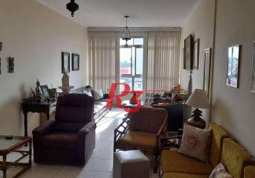 Apartamento com 3 dormitórios à venda, 150 m² por r$ 399.000,00 - centro - são vicente/sp