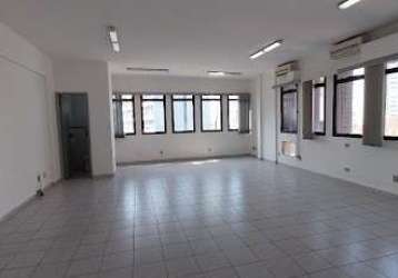 Sala para alugar, 42 m² - campo grande - santos/sp