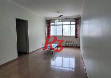 Apartamento com 2 dormitórios para alugar, 90 m² por r$ 4.100,00/mês - ponta da praia - santos/sp