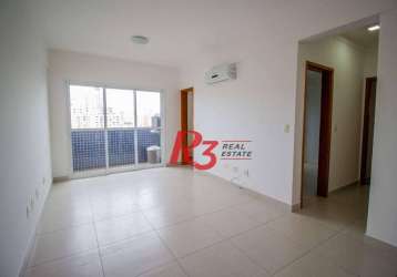 Apartamento para alugar, 60 m² por r$ 3.500,00/mês - ponta da praia - santos/sp