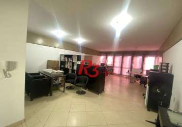 Sala para alugar, 75 m² por r$ 2.500,00/mês - centro - santos/sp