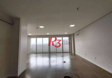 Sala, 60 m² - venda por r$ 485.000,00 ou aluguel por r$ 2.950,00 - centro - santos/sp