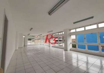 Sala para alugar, 120 m² - centro - santos/sp