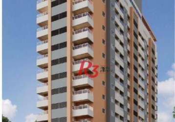 Apartamento com 1 dormitório à venda, 48 m² por r$ 440.000,00 - centro - são vicente/sp