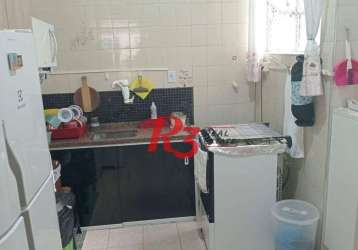 Apartamento com 2 dormitórios à venda, 73 m² por r$ 350.000,00 - josé menino - santos/sp