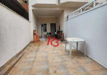 Casa com 3 dormitórios, 180 m² - venda por r$ 860.000,00 ou aluguel por r$ 6.680,00/mês - embaré - santos/sp