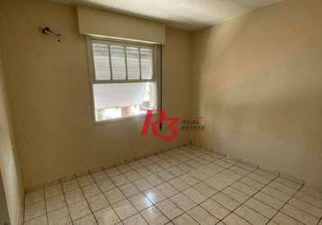 Apartamento para alugar, 65 m² por r$ 2.900,00/mês - embaré - santos/sp