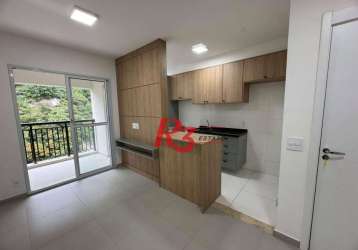 Apartamento para alugar, 62 m² por r$ 4.000,00/mês - marapé - santos/sp