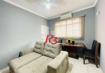 Apartamento com 2 dormitórios à venda, 62 m² por r$ 490.000,00 - gonzaga - santos/sp