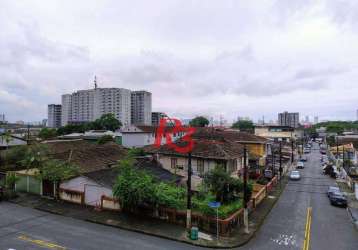 Terreno à venda, 507 m² por r$ 1.950.000,00 - jabaquara - santos/sp