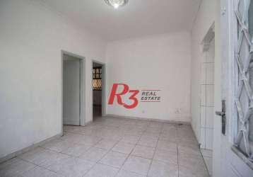 Casa com 2 dormitórios para alugar, 70 m² por r$ 2.500,00/mês - vila matias - santos/sp