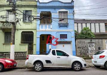 Casa com 2 dormitórios à venda, 120 m² por r$ 1.500.000,00 - macuco - santos/sp