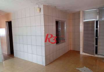 Casa com 2 dormitórios à venda, 90 m² por r$ 255.000,00 - castelo - santos/sp