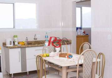 Excelente apartamento mobiliado a venda, 3 suítes, no bairro caiçara, praia grande/sp