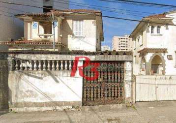 Terreno à venda, 693 m² - vila matias - santos/sp