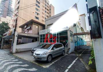 Prédio à venda, 735 m² por r$ 8.000.000,00 - pompéia - santos/sp