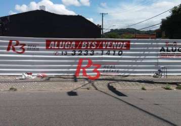 Terreno, 700 m² - venda ou aluguel - vila matias - santos/sp